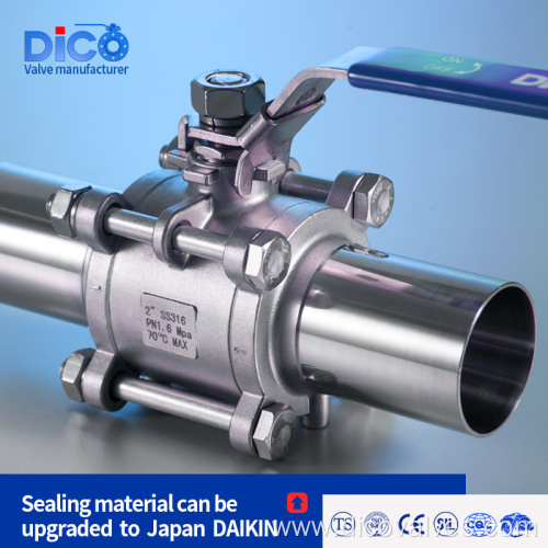 Dico Valve Food Grade Sanitary type Ball Valve